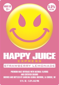 Happy Juice Express Strawberry Lemonade