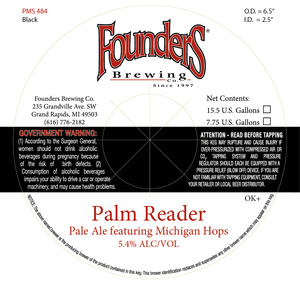 Founders Palm Reader January 2016