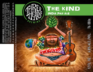 Three Heads Brewing The Kind India Pale Ale January 2016