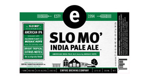 Empire Brewing Company Slo Mo' January 2016