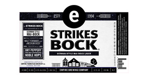 Empire Brewing Company Strikes Bock January 2016