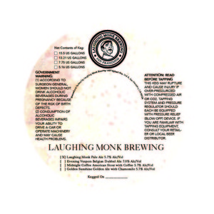 Laughing Monk Brewing Laughing Monk Pale Ale February 2016