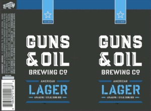 Guns & Oil American Lager February 2016