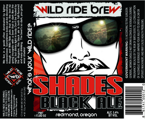 Wild Ride Brewing Shades Black Ale