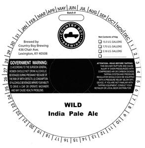 Country Boy Brewing Wild India Pale Ale January 2016