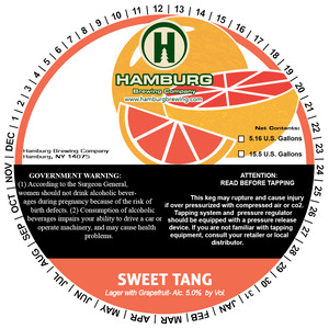 Hamburg Brewing Company Sweet Tang January 2016