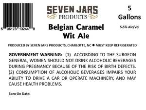 Seven Jars Products Belgian Caramel Wit Ale