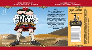 Doc G's Brewing Company Down With Trousers Scottish Ale