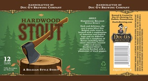 Doc G's Brewing Company Hardwood Belgian Style Stout