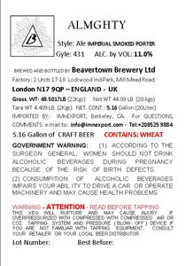 Beavertown Brewery Ltd Almghty February 2016