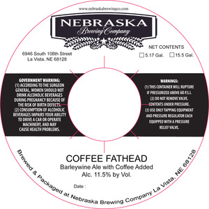 Nebraska Brewing Company Coffee Fathead