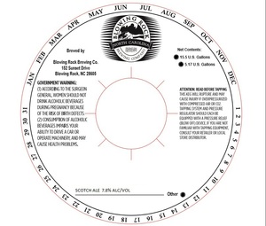 Blowing Rock Brewing Co Scotch Ale February 2016