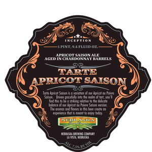 Nebraska Brewing Company Tarte Apricot Saison February 2016