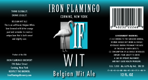 Iron Flamingo Brewery Wit March 2016