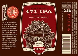 Breckenridge Brewery Barrel 471 IPA Series Double IPA-eureka! February 2016