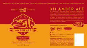Nebraska Brewing Company 311 Amber Ale