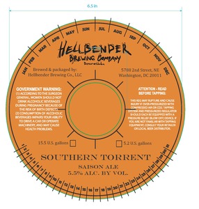 Hellbender Brewing Company Southern Torrent Saison Ale