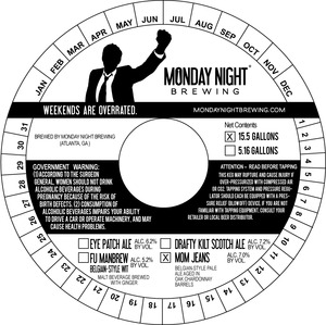 Monday Night Brewing Mom Jeans February 2016