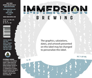 Immersion Brewing March 2016
