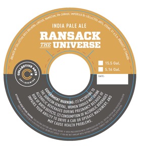Collective Arts Ransack The Universe February 2016