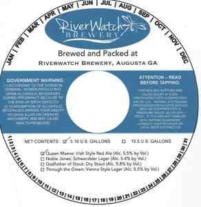 Riverwatch Brewery Queen Maeve March 2016