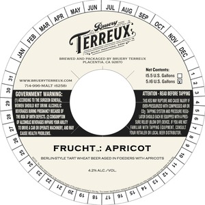 Bruery Terreux Frucht Apricot