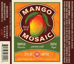 Breckenridge Brewery Mango Mosaic March 2016