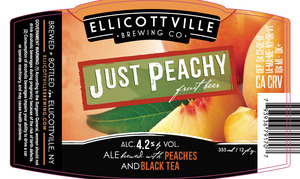 Ellicottville Brewing Company Just Peachy March 2016