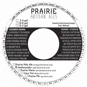 Prairie Artisan Ales Ambassador