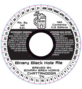 Binary Black Hole Ale March 2016