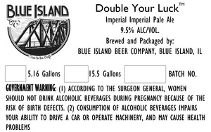 Blue Island Beer Co. Double Your Luck March 2016