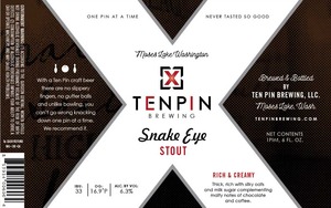 Ten Pin Snake Eye March 2016