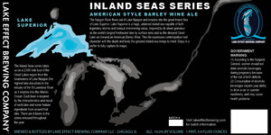 Lake Effect Brewing Company Inland Seas Series - Superior March 2016