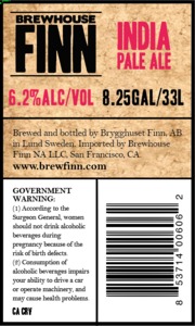 Brewhouse Finn India Pale Ale 