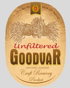 Goodvar Unfiltered Lager March 2016