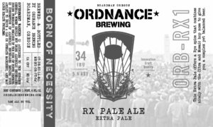 Ordnance Brewing Rx March 2016