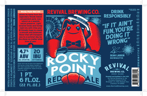 Revival Brewing Co. Rocky Point Red Ale March 2016