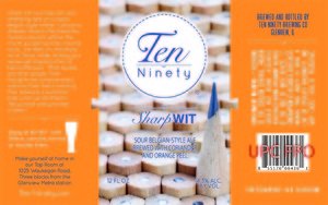 Ten Ninety Brewing Co Sharp Wit March 2016