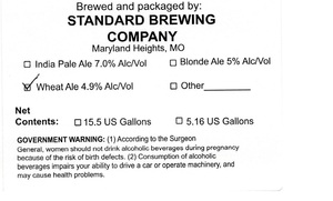 Standard Brewing Company April 2016