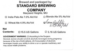 Standard Brewing Company April 2016