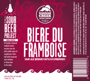 Biere Du Framboise March 2016