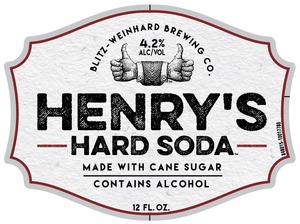 Henry's Hard Soda Hard Cherry Cola April 2016