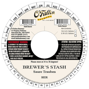 O'fallon Brewer's Stash Saure Trauben March 2016