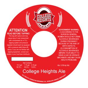 College Heights Ale March 2016