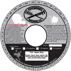 Pipeworks Brewing Company The Hyper Dog March 2016