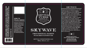 Devil's Purse Brewing Company Skywave Provisional Saison March 2016