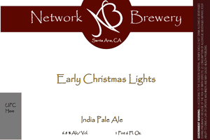 Network Brewery Early Christmas Lights March 2016