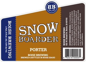 Boise Brewing Snowboarder March 2016