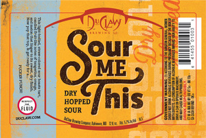 Duclaw Brewing Sour Me This