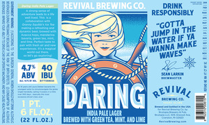 Revival Brewing Co. Daring India Pale Lager